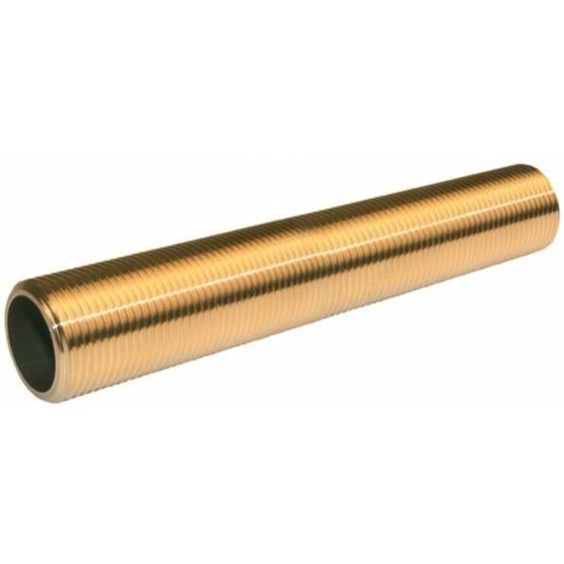 Traversée de cloison 100mm laiton - à visser - pour tube cuivre