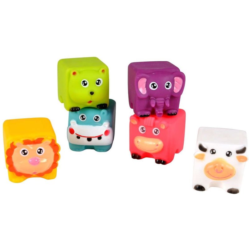 Jeu De Bain Cubes Animaux