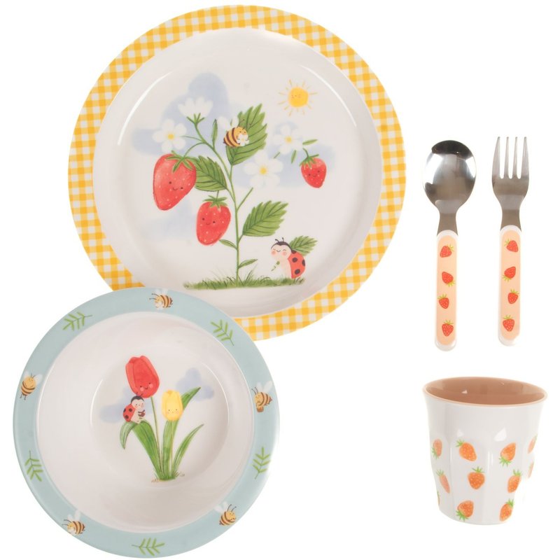 Coffret Set Repas 5 Pièces Printemps