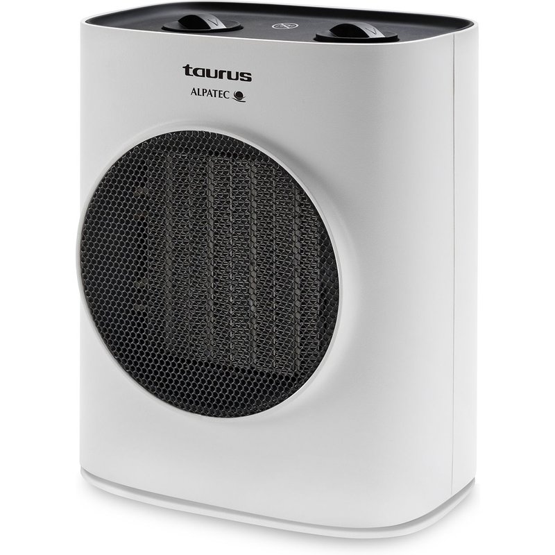 Taurus Alpatec Tropicano 7CR - Chauffage soufflant - pose au sol - 1500 Watt - blanc/noir