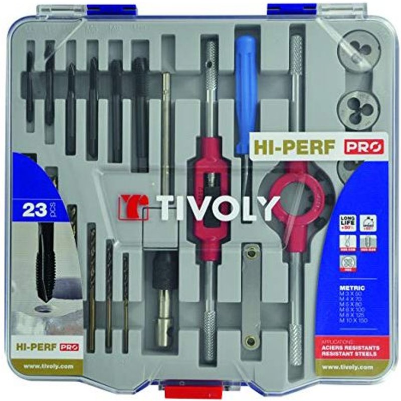 Coffret taraud filières Tivoly
