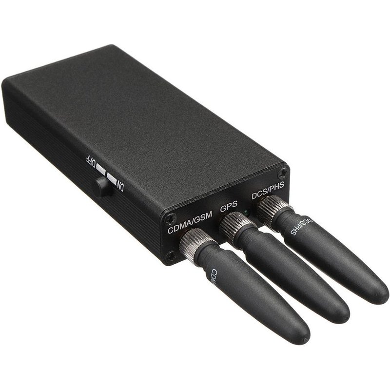 Bloqueurs de voiture portatifs légers de poche Brouilleur de positionnement à trois canaux Intercepteurs de signal GPS Dispositif de protection anti-traqueur