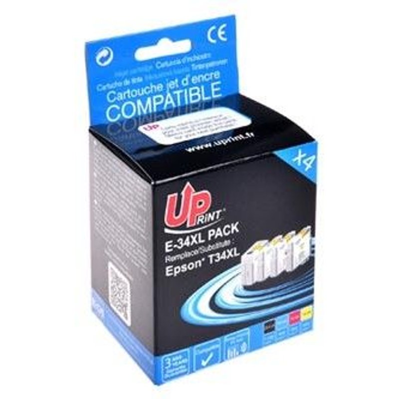 EJ34XLUPP4 UP-E-34XL PACK-EPSON WF3720/WF3725-T3476-BK/C/M/Y