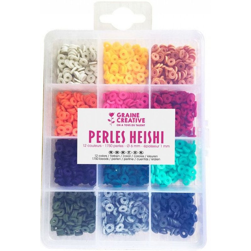 Boite De Perles Heishi Vif