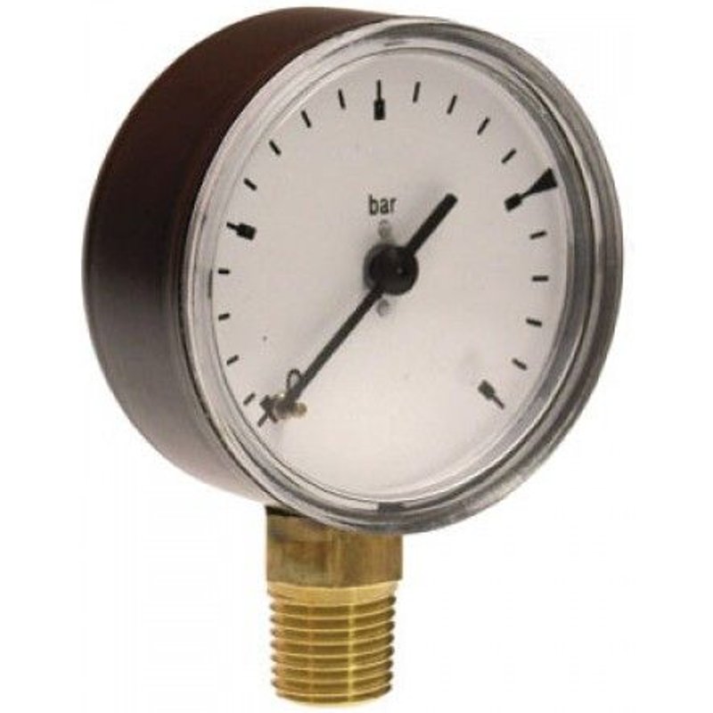Manomètre vertical Ø 50, filetage Ø 8/13 4 bar DISTRILABO