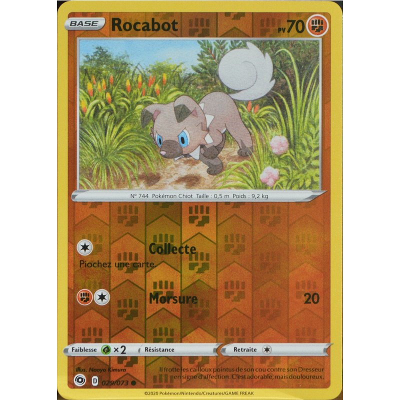 Carte Pokémon 029/073 Rocabot ? - Reverse Eb3.5 La Voie Du Maître Neuf Fr