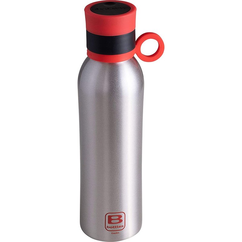 Bugatti B Bottles Sport Lid Sport Cap Kit Attache De Couleur Rouge B Loop En Silicone Et Paille Rendez Encore Plus Confortable L'utilisation De Votre Bouteille De Bpa Et Bps Recyclable