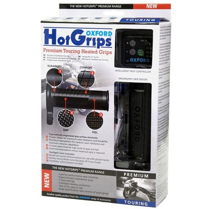Poignées chauffantes Oxford Hotgrip Premium Touring
