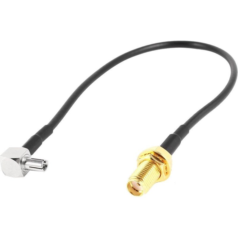 IMC chaud SMA femelle Jack à TS9 mâle Angle droit queue de cochon Coaxial câble antenne
