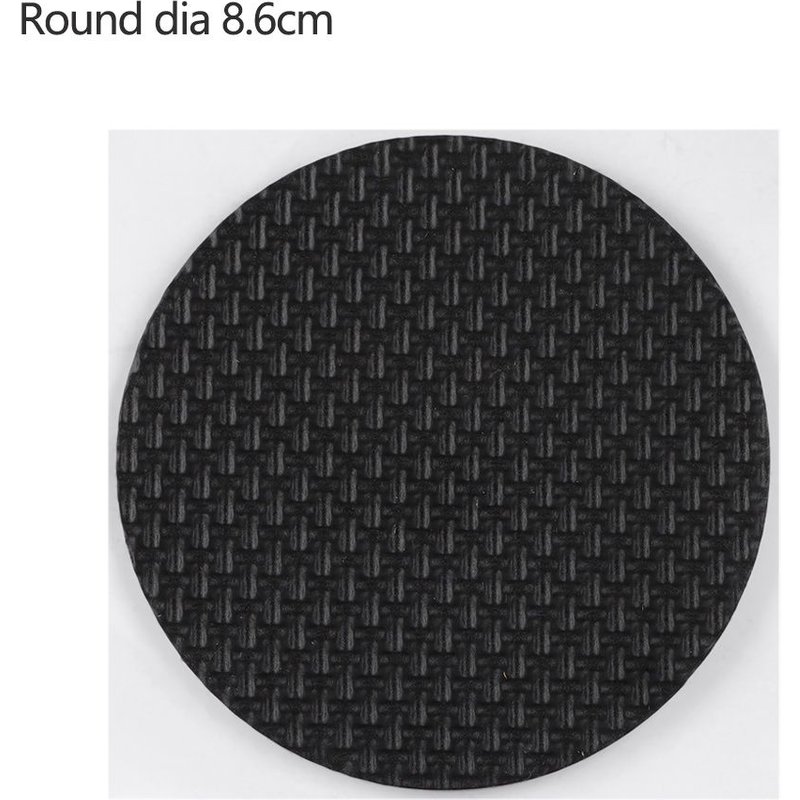 Coussinets De Jambe De Meubles En Mousse Noire, Carrés, Ronds, Rectangulaires, Auto-Adhésifs, Polymères Coordonnants, Protège-Jambes De Meubles, 1 À 10 Pièces