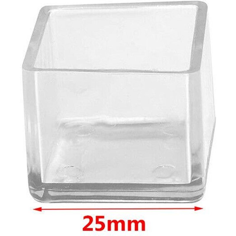 Embouts De Pieds De Chaise En Silicone, Carrés Ou Rectangulaires, Couvre-Pieds De Table, Protections De Sol En Bois, Housses Coordonnantes Pour Meubles, 8 Pièces