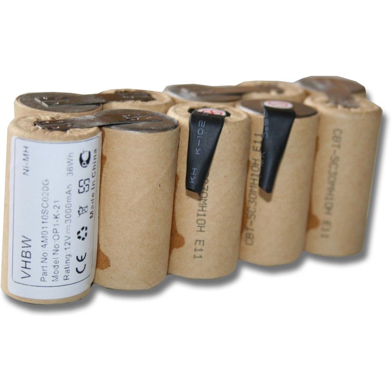 vhbw Batterie 3000mAh (12V) pour outil Gardena 2110 2150 2155 2165 2169 2170 2180 2185 2190 2220 2225 2252 2253 2255 2262 2263 2264 remplace AP12.