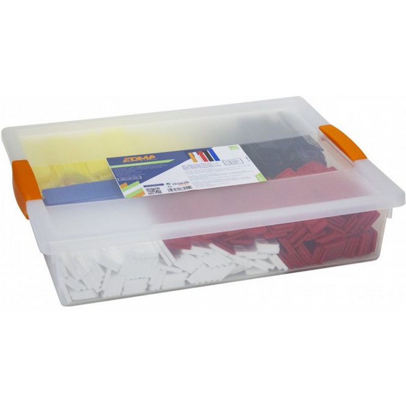 Caisse Probox de 400 cales plates EDMA pour carrelages, lambris, terrasses - 188955