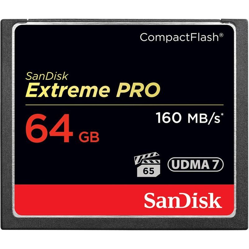 SanDisk Extreme Pro - Carte mémoire flash - 64 Go - 1000x/1067x - CompactFlash