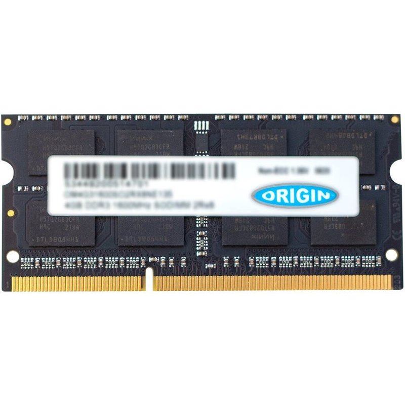 Origin Storage - DDR3 - module - 8 Go - SO DIMM 204 broches - 1600 MHz / PC3-12800 - 1.35 V - mémoire sans tampon - non ECC