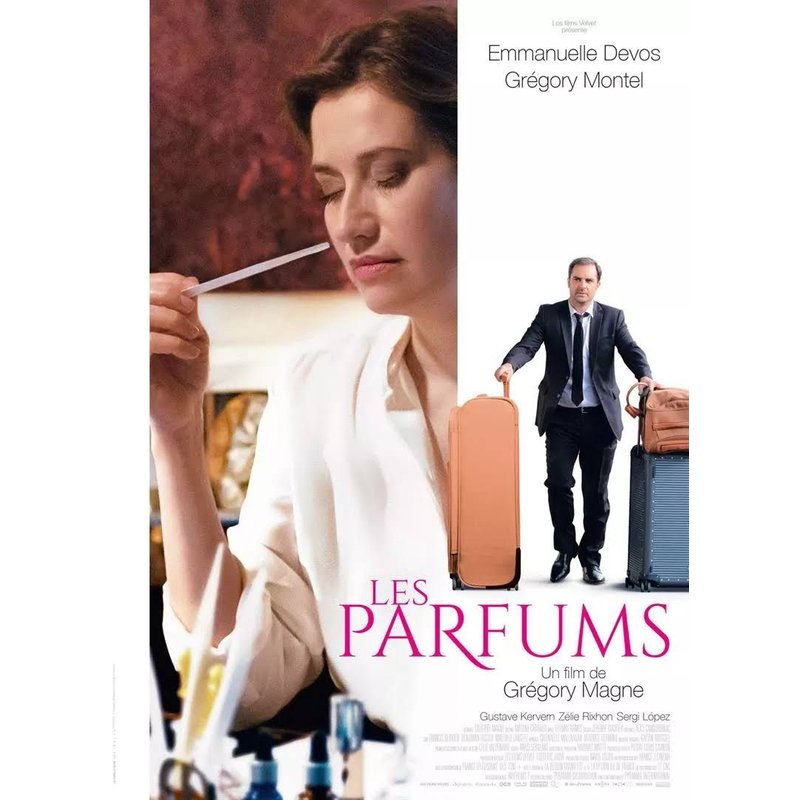 Les Parfums - Véritable Affiche De Cinéma Pliée - Format 40x60 Cm - De Grégory Magne Avec Emmanuelle Devos, Grégory Montel - 2019