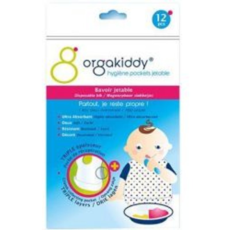 Orgakiddy Bavoir Jetable X12