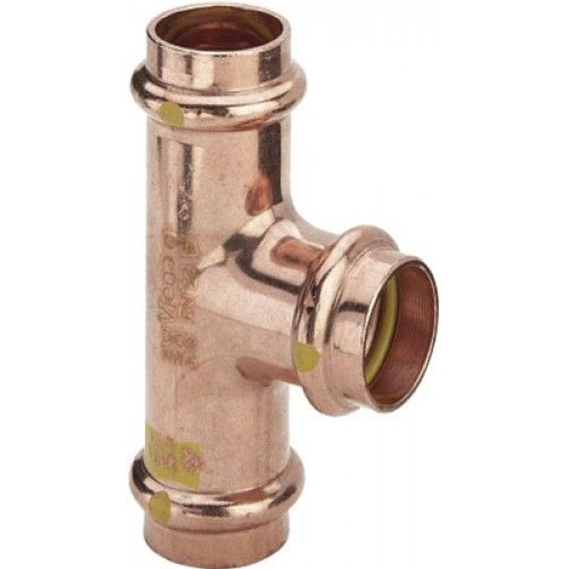 Té cuivre égal à sertir - diamètre 14 spécial Gaz VIEGA