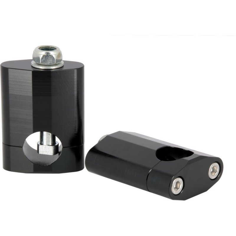 Pontets de guidon Ã28,6mm sans barre Kyoto noir