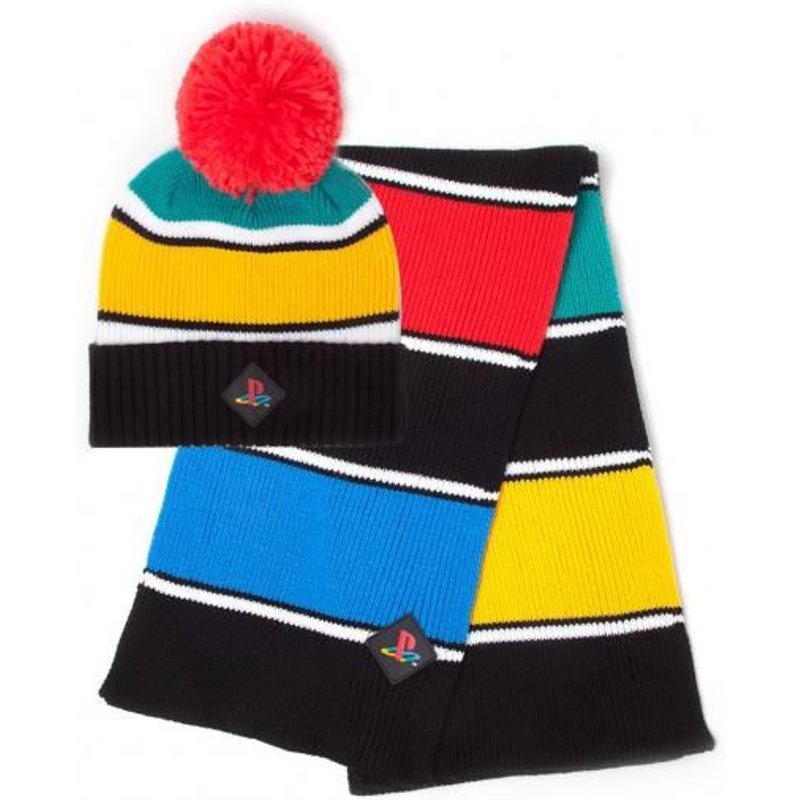 Noname Sony - Playstation Retro Colors - Bonnet & Echarpe