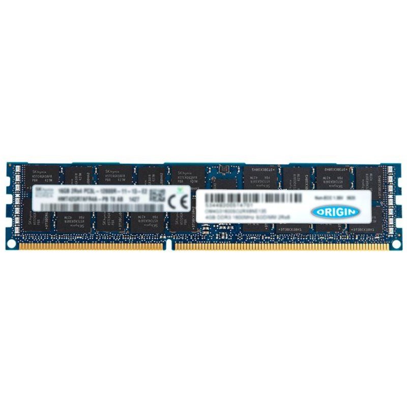Origin Storage - DDR3L - module - 32 Go - DIMM 240 broches - 1333 MHz / PC3L-10600 - 1.35 V - mémoire enregistré - ECC - pour Dell PowerEdge C6220, C8220, M420, M520, R320, R420, R520, R720...