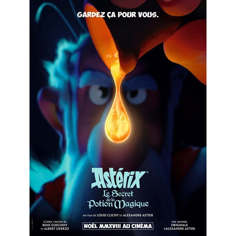 Asterix - Le Secret De La Potion Magique - 2018 - 116x158cm - Affiche / Poster Envoi En Tube