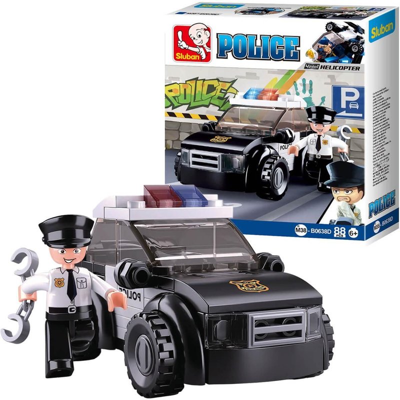 Sluban, Kit De Construction - Voiture De Police