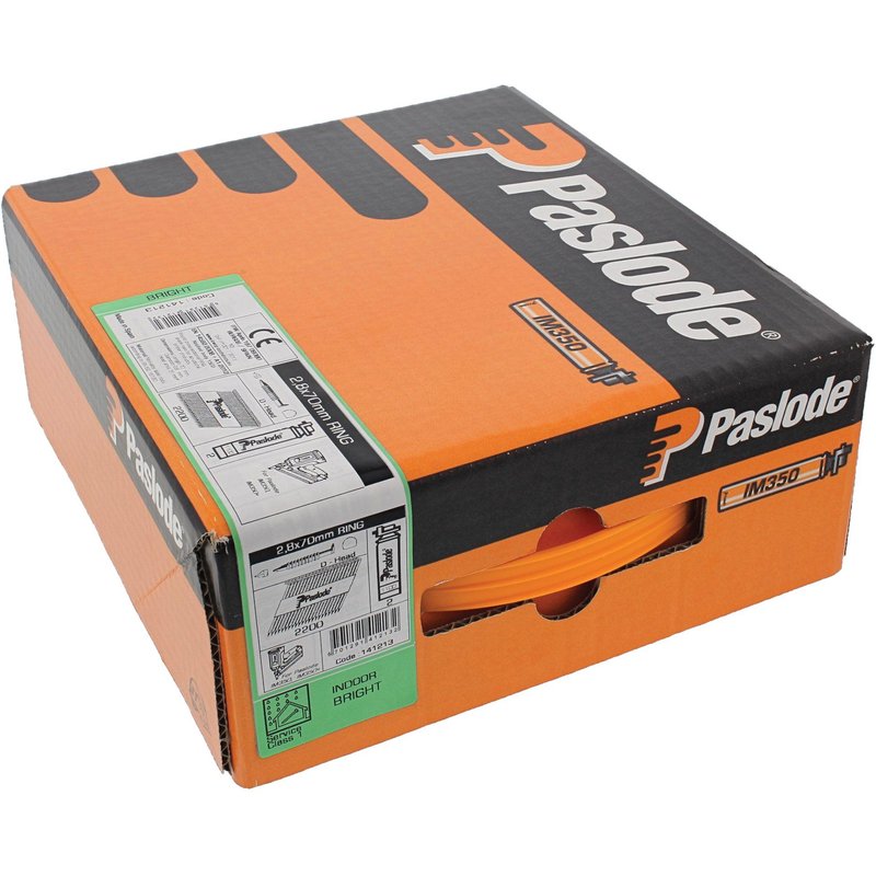 Pack de 2200 Clous crantés SPIT + Gaz - 2,8 x 70 mm - 141213