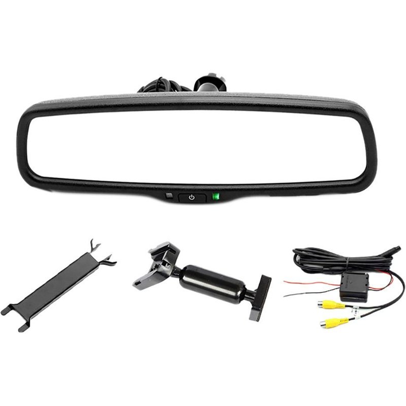 Voiture 4,3 Pouces Dash-Cam Mirror Auto-Dimming AHD Display avec Support de Voiture SpéCial HD RéTroviseur de Recul