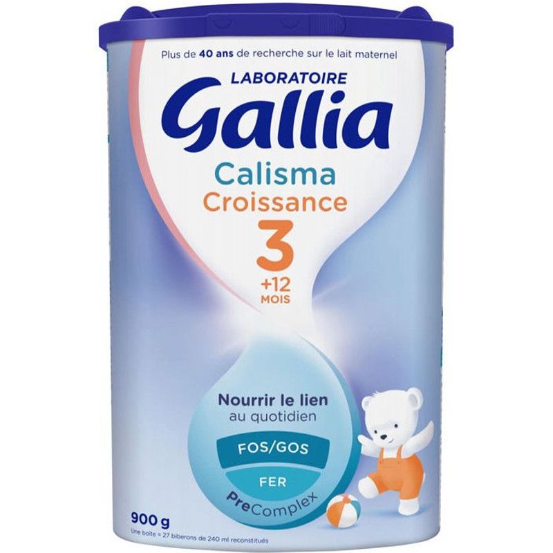 Gallia : Calisma - Lait De Croissance En Poudre 12mois/3ans - 900 G