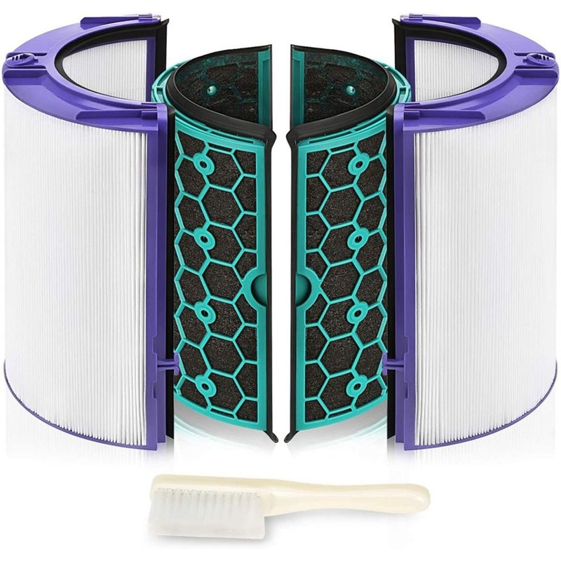 Filtre Hepa de Remplacement pour HP04 TP04 DP04 TP05 DP05 Filtre HEPA pour Ventilateur Pure Cool à 360° et Filtre à Charbon Actif