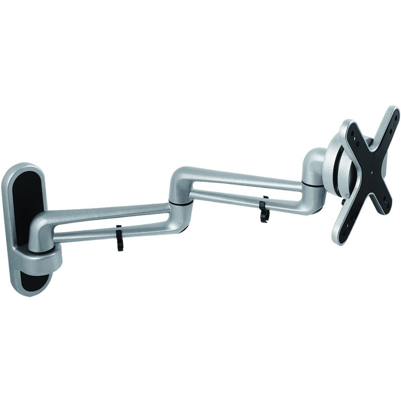 Value 17.99.1129 Support D'écran Plat Pour Bureau Noir, Gris Mur