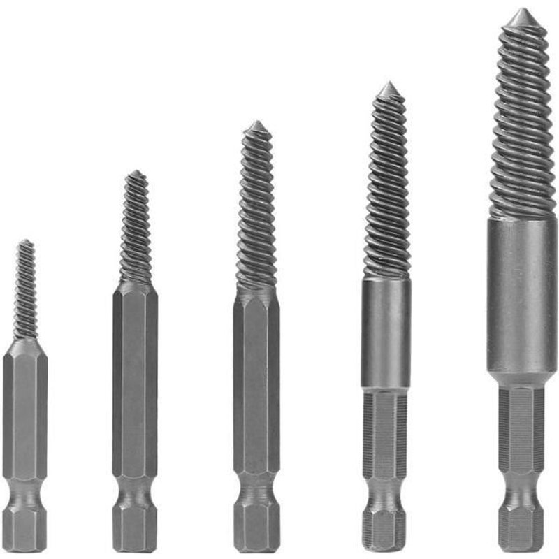 Guide De Foret D'Extracteur De Vis Endommagé Par Tige Hexagonale Boulon Cassé Outil De Réparation De Véhicule