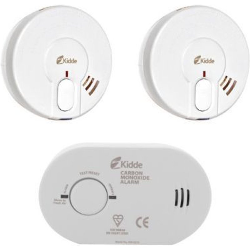 Pack détecteur de fumée/monoxyde maison Kidde