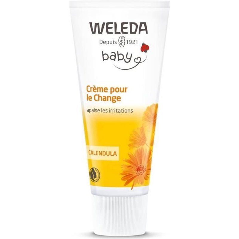 Crèmes Calmantes - Crème Change Calendula Recommandée Par Pédiatres Apaise Irritations Tube 75