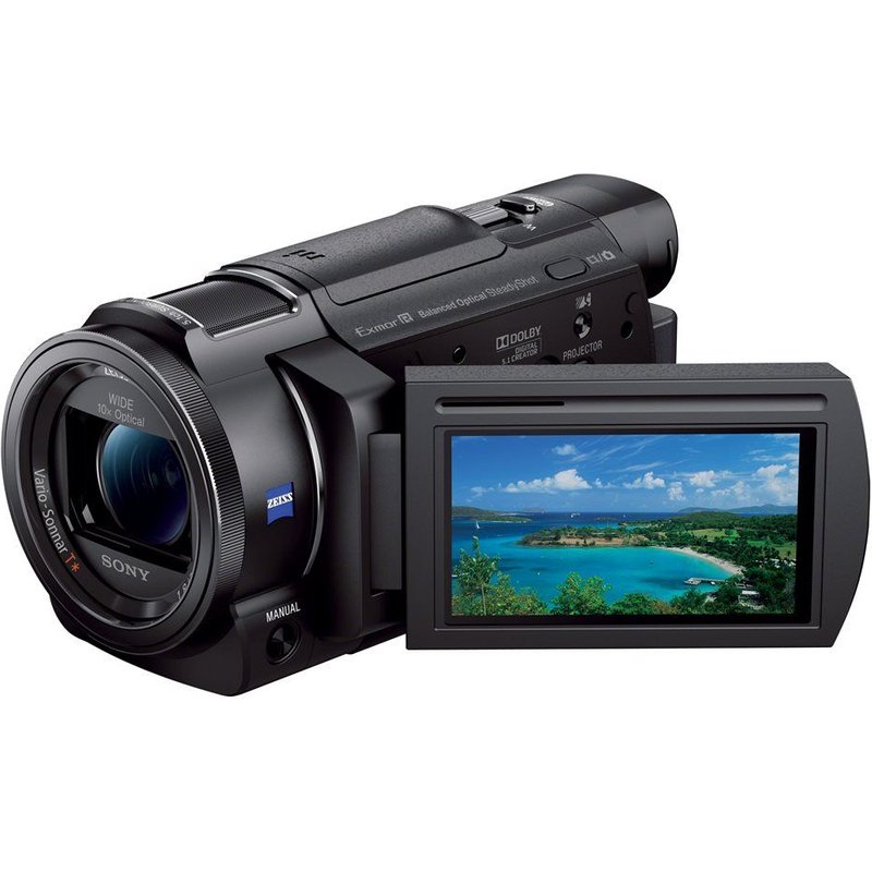 Sony Handycam FDR-AX33 - Caméscope - 4K - 18.9 MP - 10x zoom optique - Carl Zeiss - carte Flash - Wireless LAN, NFC - noir