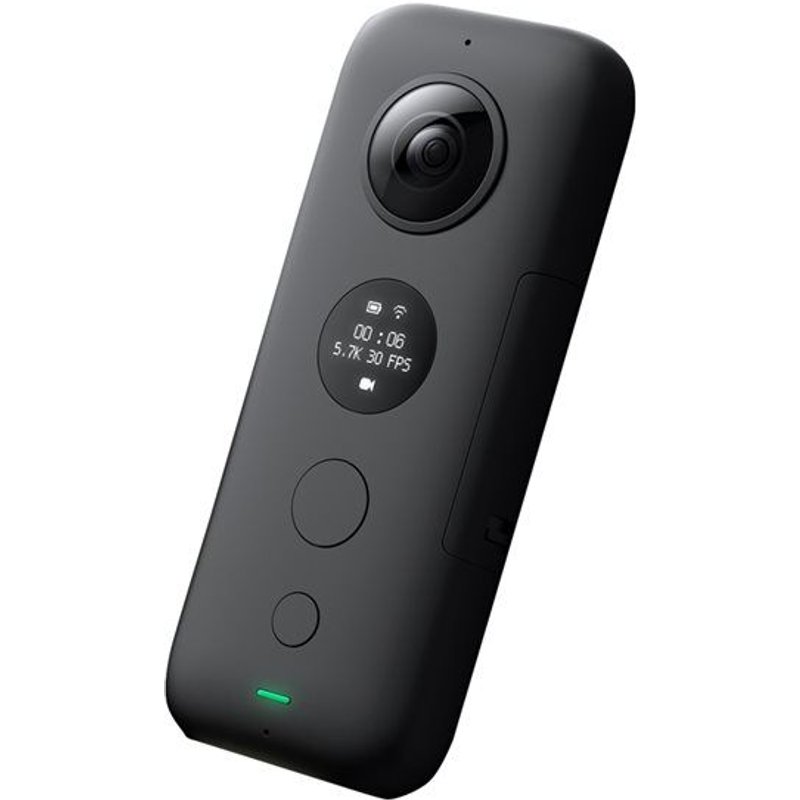 Insta360 One X - 360° caméra de poche - 5.7K / 30 pi/s - 18.0 MP - Wireless LAN, Bluetooth - noir