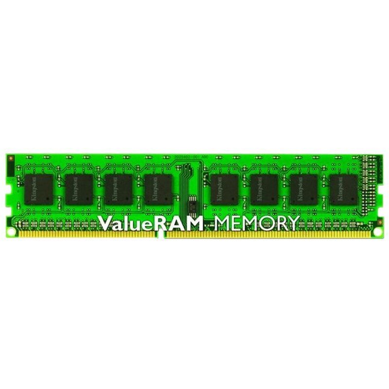 Kingston ValueRAM - DDR3 - module - 8 Go - DIMM 240 broches - 1333 MHz / PC3-10600 - CL9 - 1.5 V - mémoire sans tampon - non ECC
