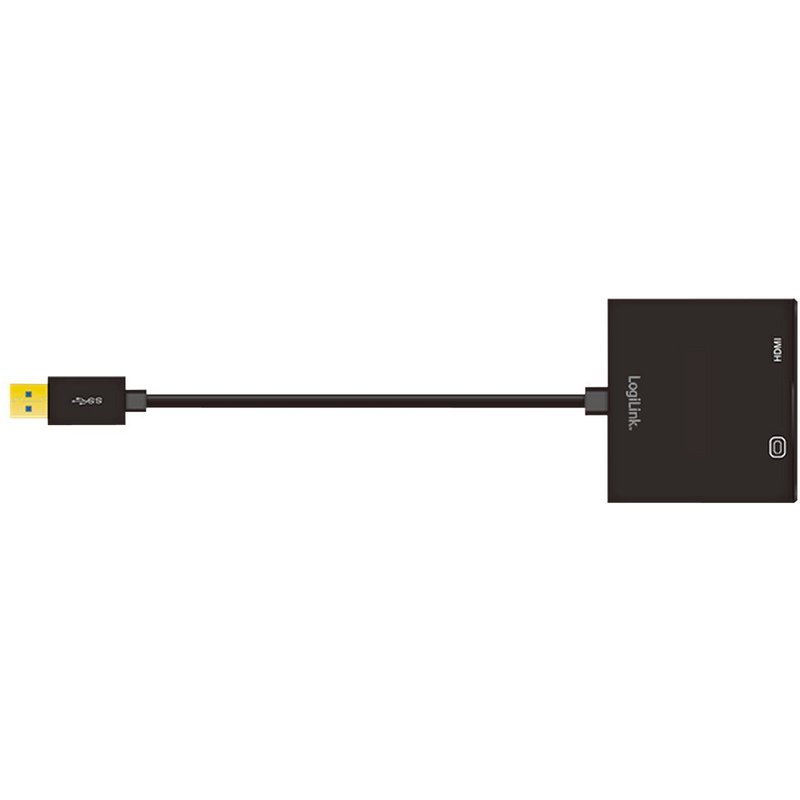 LogiLink - Adaptateur vidéo externe - USB 3.0 - D-Sub, HDMI