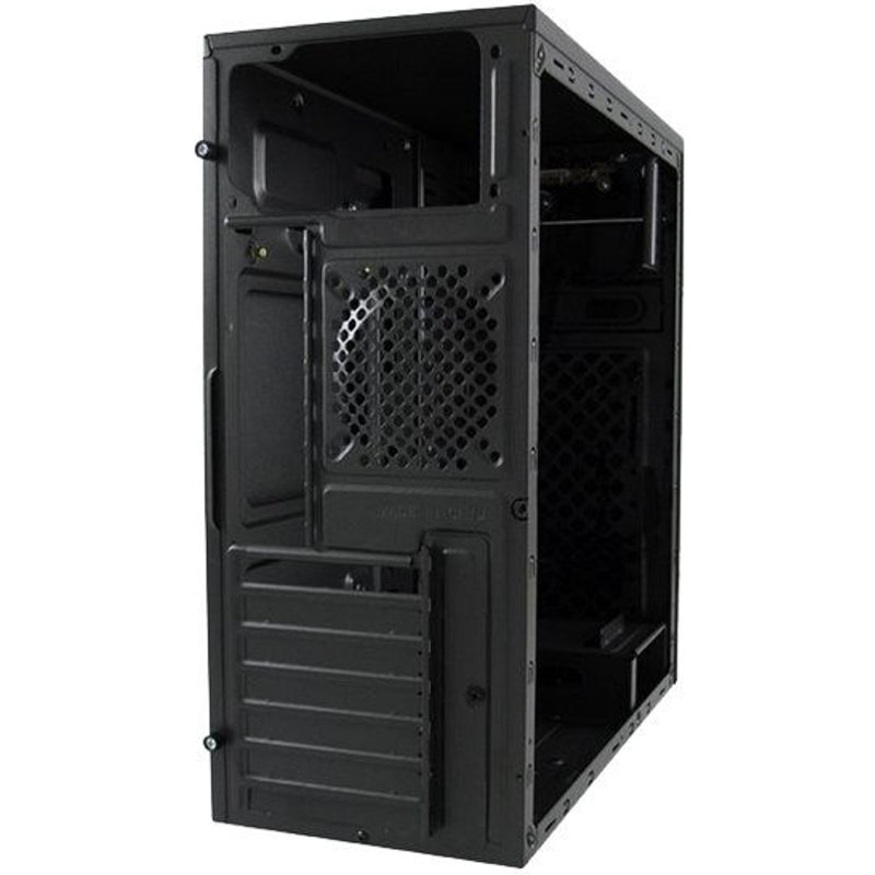 LC Power Classic 7037B - Tour - ATX - pas d'alimentation - noir, Noir aluminium brossé - USB/Audio