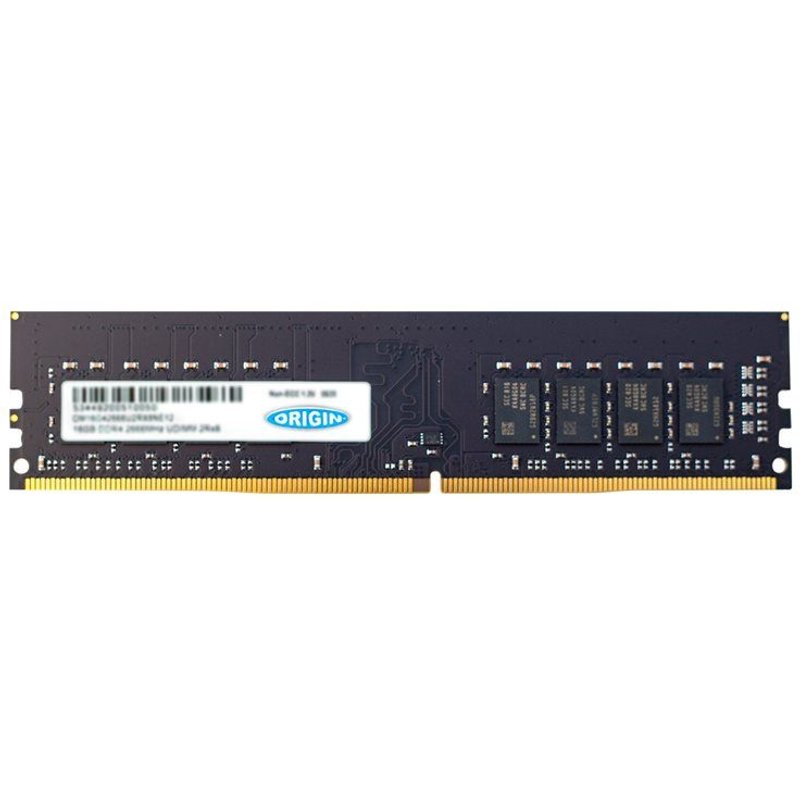 Origin Storage - DDR4 - module - 16 Go - DIMM 288 broches - 2400 MHz / PC4-19200 - 1.2 V - mémoire sans tampon - non ECC - pour HP 280 G3, 290 G1; EliteDesk 705 G3 (DIMM), 800 G2 (DIMM), 800 G3...