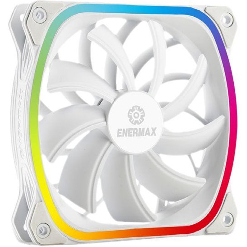 Enermax SquA RGB UCSQARGB12P-W-SG - Ventilateur châssis - 120 mm - blanc