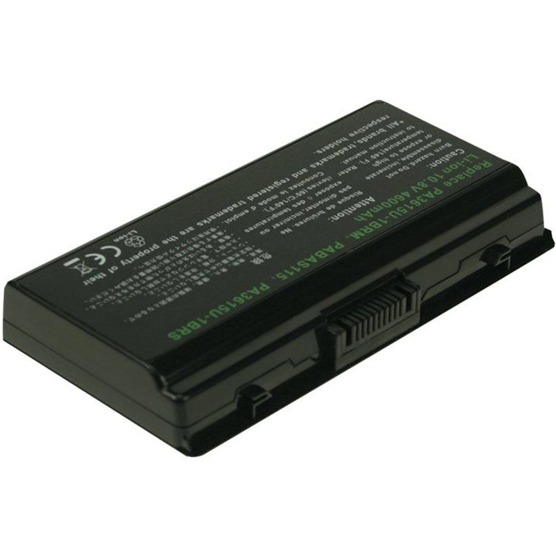2-Power - Batterie de portable - Lithium Ion - 4600 mAh - noir - pour Toshiba Satellite L40, L45