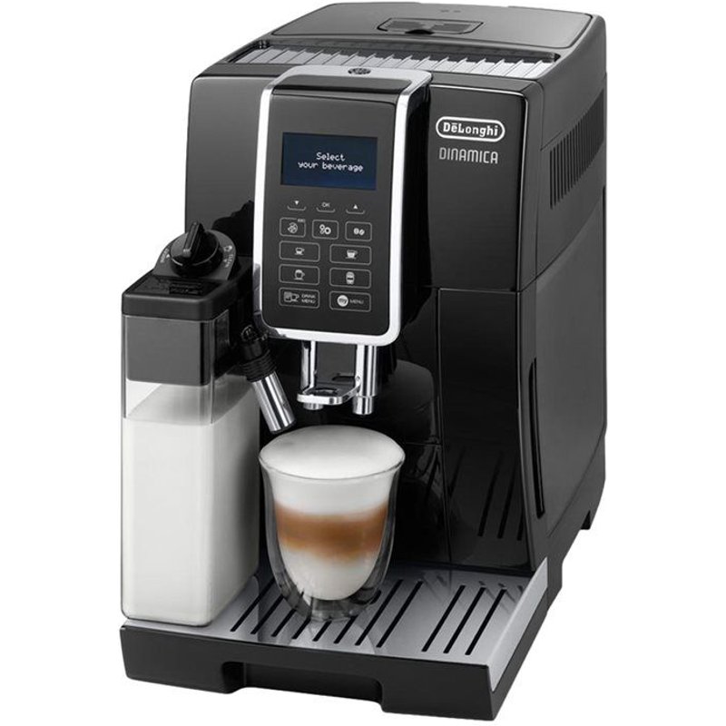 De'Longhi DINAMICA ECAM 350.55.B - Machine à café automatique avec mousseur à lait - 15 bar - noir