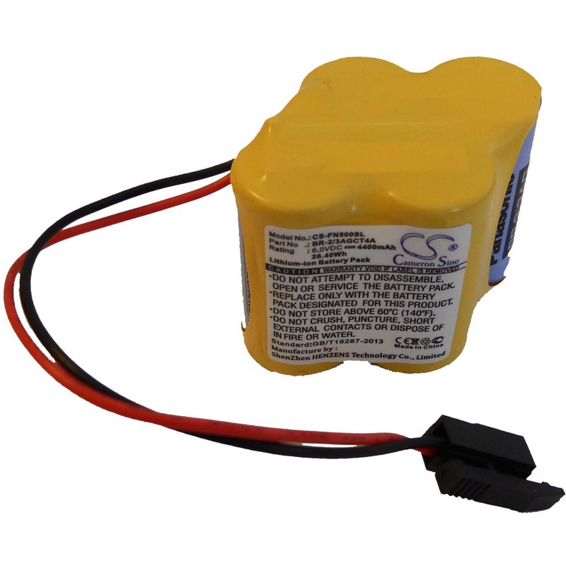 vhbw Batterie Li-Ion 4400mAh (6V) pour Ge Fanuc Amplifier ALPHA iSV, Amplifier BETA iSV comme BR-2/3AGCT4A.