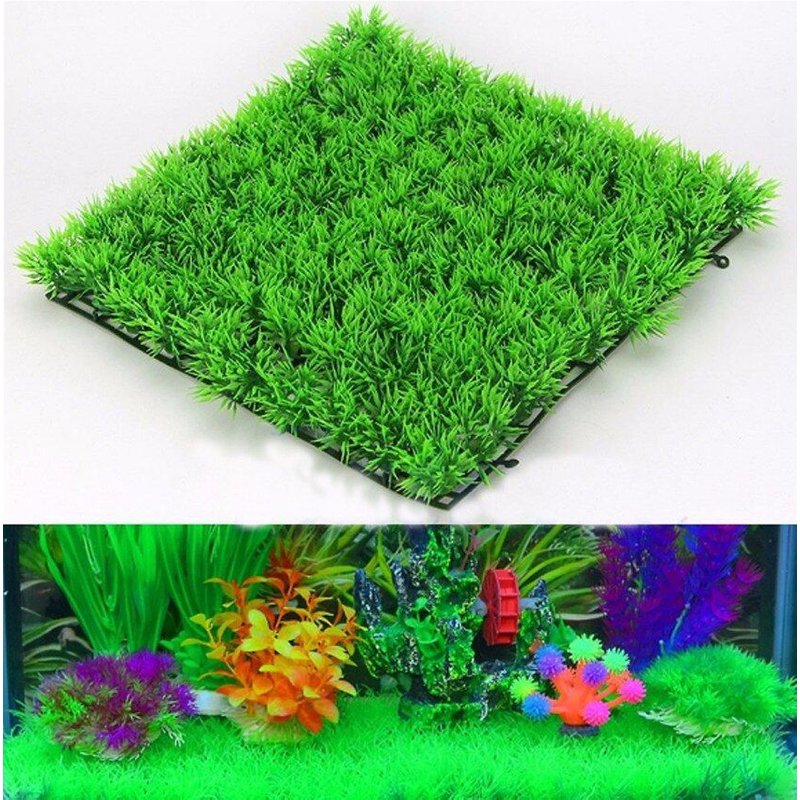 Aquarium Écologique Ornements Eau Artificielle En Plastique Herbe Verte Plante Pelouse Aquarium Aquatique Aquarium Aquarium Décor