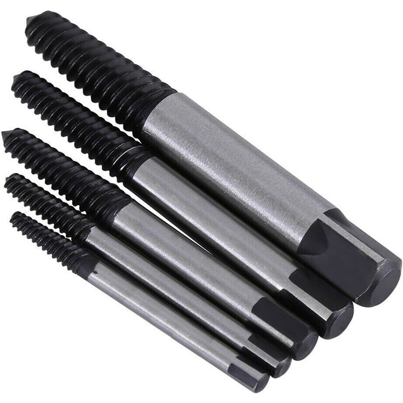 5 pièces Ensemble D'extracteur De Vis Facile Forets Guide Endommagé Cassé Boulon Remover Extracteur De Vis