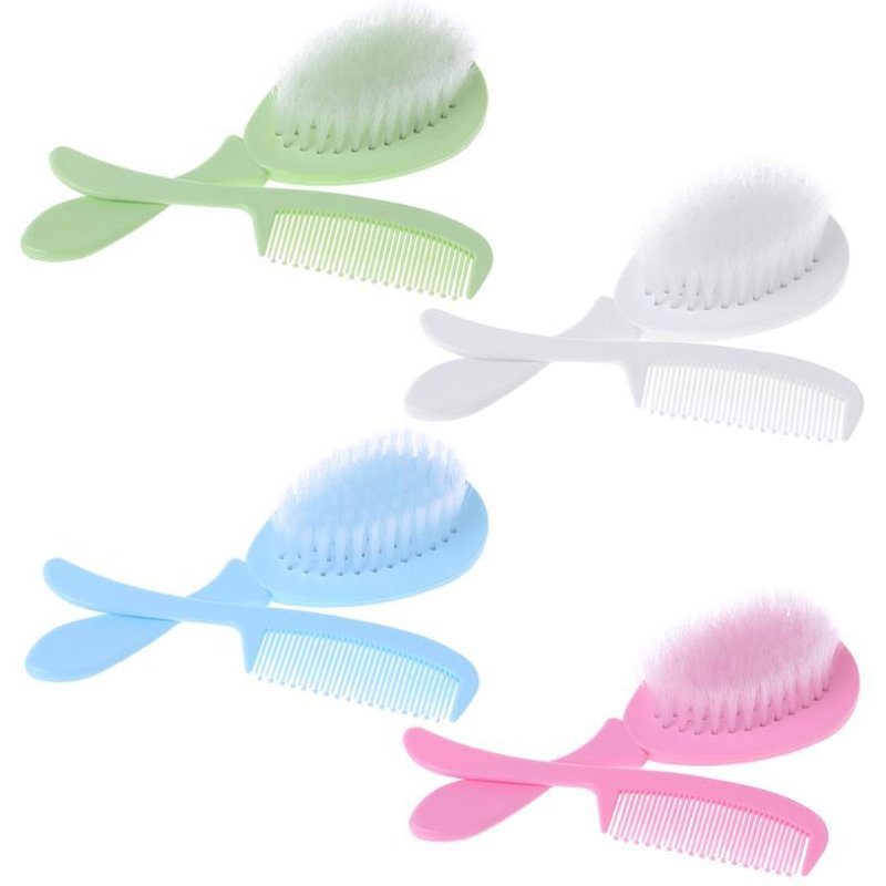 1 Ensemble Peigne Brosse Ă Peigne Fournitures D'allaitement Pour La Plage, Lavage Des Cheveux, Poils Souples, Bout Rond, Massage De TĂȘte SĂ»r, Toilettage, Jan-30