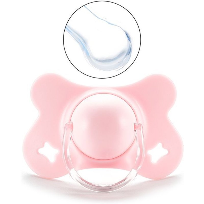 Tétine Ronde Et Plate En Silicone Pour Bébé Avec Couvercle En Forme De Papillon, Sucette De Sommeil Pour Nouveau-Né, Garçons Filles, Mordre, Fournitures À Mâcher #905