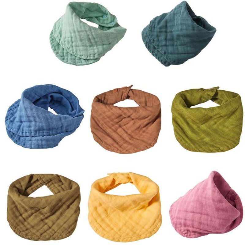 Bébé Infantile Coton Bavoir Alimentation Salive Serviette Bandana Burp Tissu Garçon Cadeaux P31b